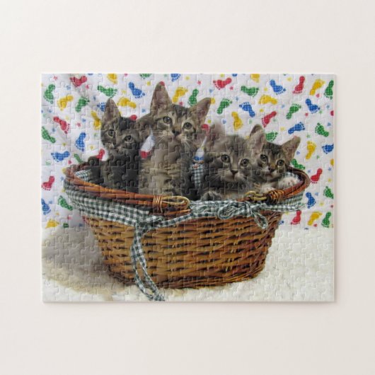 Basket de Tabbies - Puzzle (Horizontal)