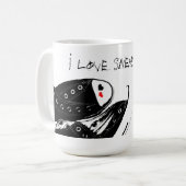 Basket Love Café Mug (Devant gauche)