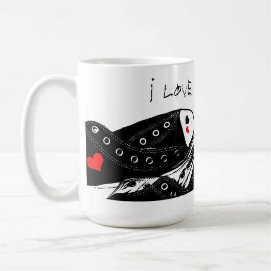 Basket Love Café Mug (Gauche)