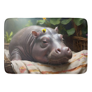 *Basket of Dreams: A Baby Hippo’s Cozy Nap Badmat