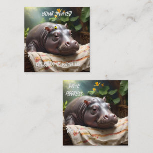 *Basket of Dreams: A Baby Hippo’s Cozy Nap Informatiekaartje
