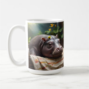 *Basket of Dreams: A Baby Hippo’s Cozy Nap Koffiemok