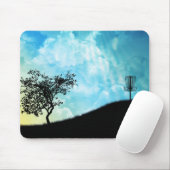 Basket op een heuvel #2 muismat (Met muis)