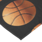 Basket Orange Sur Noir, Grande Nappe (Angle)