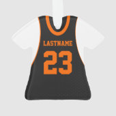 Basket Sport Jersey Orange (dos)