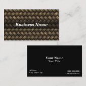 Basket Weave Background Visitekaartje (Voorkant / Achterkant)