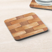 Basket Weave Bier Onderzetter (Linkerzijde)