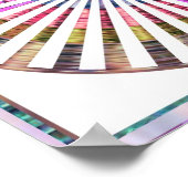 BASKET Weave Celicial Cosmic Rythem Mandala Poster (Hoek)