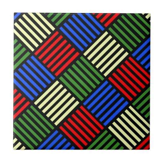 Basket Weave Tegeltje (Voorkant)