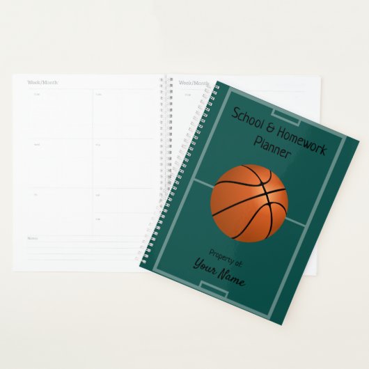 Basketaball - Schoolplanner - HAMbyWG Planner (Display)