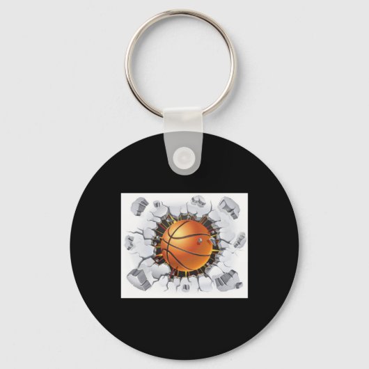 Basketbal 1 sleutelhanger (Voorkant)