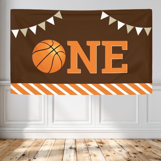 Basketbal 1e verpartij spandoek
