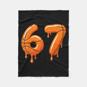 Basketbal 67 Meme Grappig Cool Slam Dunk Voor Jong Fleece Deken