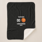 Basketbal 7 foto collage fleece deken (Voorkant)