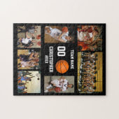 Basketbal 7 Team Fotocollage Legpuzzel (Horizontaal)