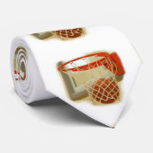 Basketbal Aangepast Stropdas (Opgerold)