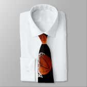 Basketbal Aangepast Stropdas (Gebonden)