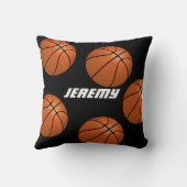 Basketbal aangepaste gepersonaliseerde kussen (Achterkant)