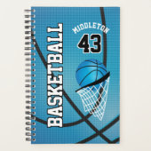 Basketbal aanpassen - Blauw Planner (Voorkant)