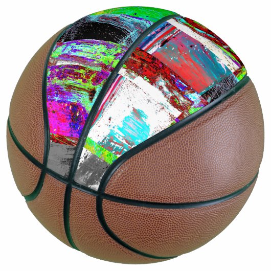 Basketbal – Abstract raster (Schuin)