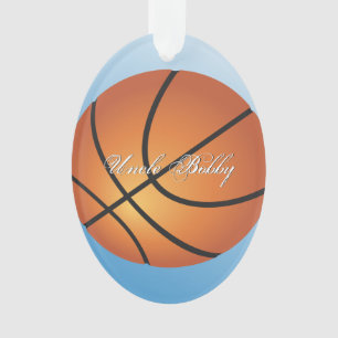 Basketbal Afbeelding 🏀 Monogram Budget Speciaal Ornament