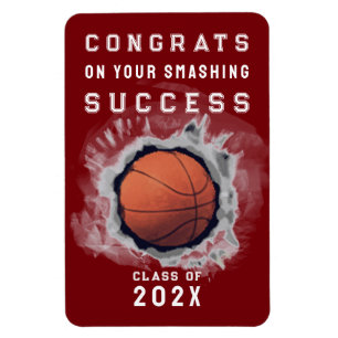 Basketbal Afstuderen Congrats Magnet Magneet
