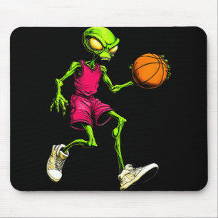 Basketbal Aliens met lange mouwen Muismat