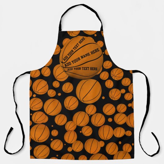  Basketbal All-Over Print Schort (Voorkant)