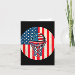 Basketbal Amerikaanse vlag 4 juli Verenigde Staten Kaart