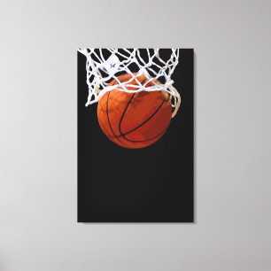 Basketbal Artwork Verpakt Canvas - 3 Canvases Set Afdruk