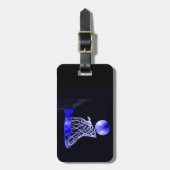 Basketbal Bagagelabel (Voorkant verticaal)