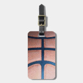 Basketbal Bagagelabel (Voorkant verticaal)
