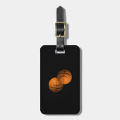 Basketbal Bagagelabel (Voorkant verticaal)