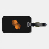 Basketbal Bagagelabel (Achterkant horizontaal)