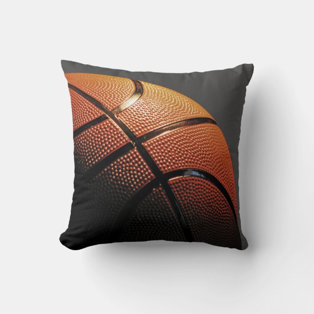 Basketbal Bal Ontwerp Kussen (Voorkant)