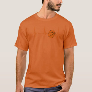 Basketbal Bal Sport Hartslag ECG Pols Bball Pl T-shirt