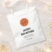 Basketbal Bar Mitzvah gepersonaliseerd Bedankzakje (Geknipt)