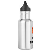 Basketbal Bar Mitzvah gepersonaliseerd Waterfles (Links)