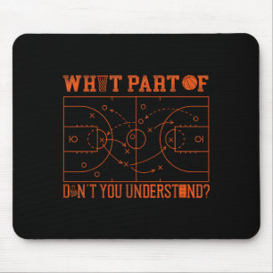 Basketbal Bball Welk Deel Begrijp Je Niet Muismat
