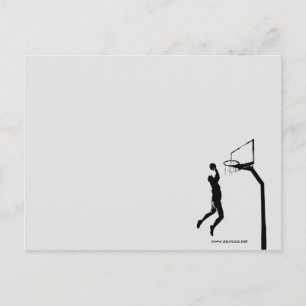 BASKETBAL BRIEFKAART