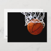 Basketbal Briefkaarten (Voorkant / Achterkant)