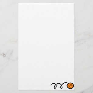 Basketbal Briefpapier