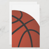 basketbal briefpapier (Voorkant / Achterkant)