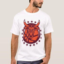 basketbal Bulgaarse stier logo club 502 T-shirt