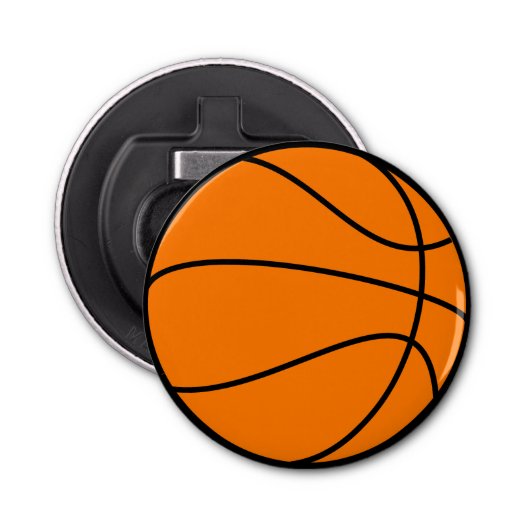 Basketbal Button Flesopener (Voorkant)