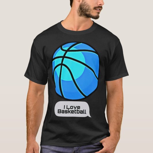 basketbal cadeau grappig basketbal t-shirt (Voorkant)