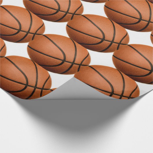 Basketbal cadeaupapier (Hoek)
