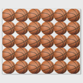 Basketbal cadeaupapier (Vlak)