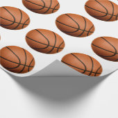 Basketbal cadeaupapier (Hoek)