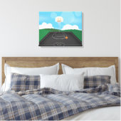 Basketbal Canvas Afdruk (Insitu (Slaapkamer))